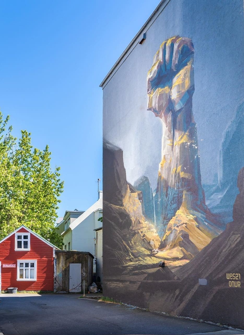 Street Art in Downtown Reykjavik Street Art in Downtown Reykjavik