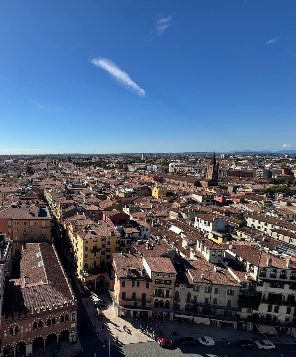 Panorama of the city from Torre dei Lamberti Panorama of the city from Torre dei Lamberti