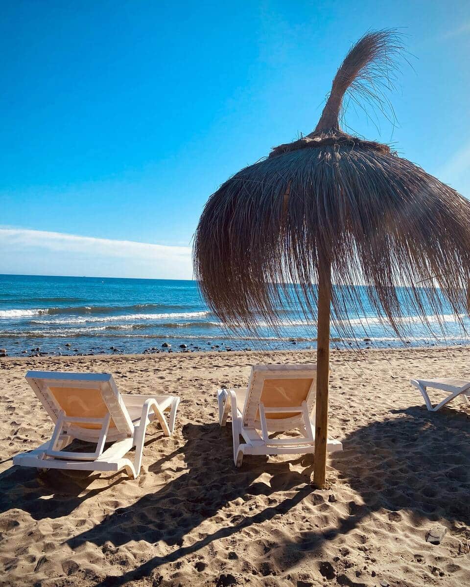 Beach in Marbella Beach in Marbella