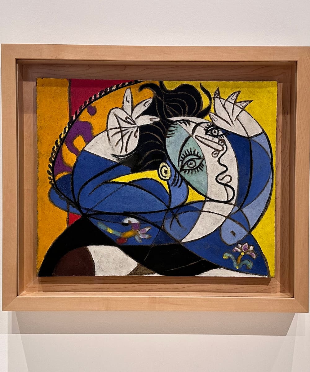 Pablo Picasso "A woman with her hands up"