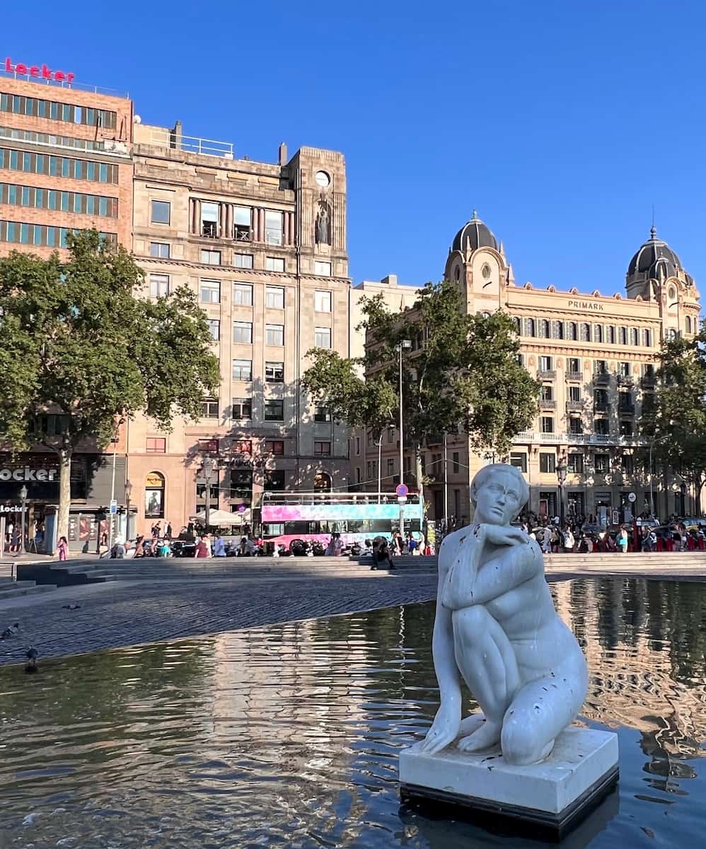 Barcelona, Plaça de Catalunya Barcelona, Plaça de Catalunya