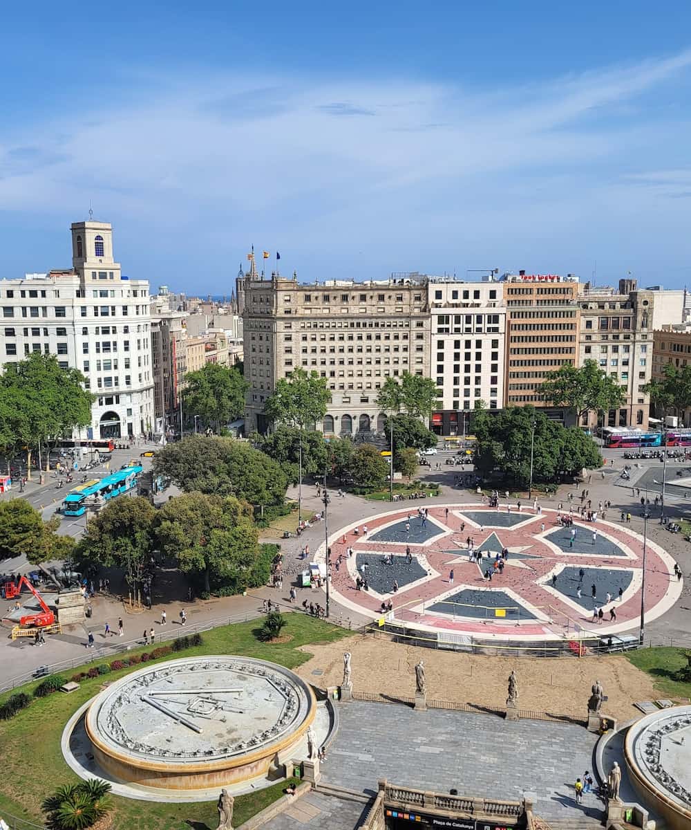 Barcelona, Plaça de Catalunya Barcelona, Plaça de Catalunya