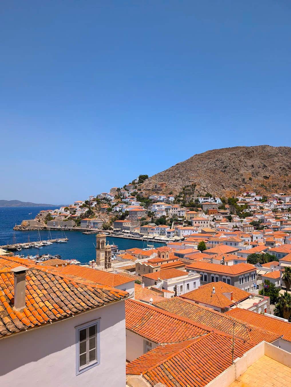 Island of Hydra Panoramic View, Athens