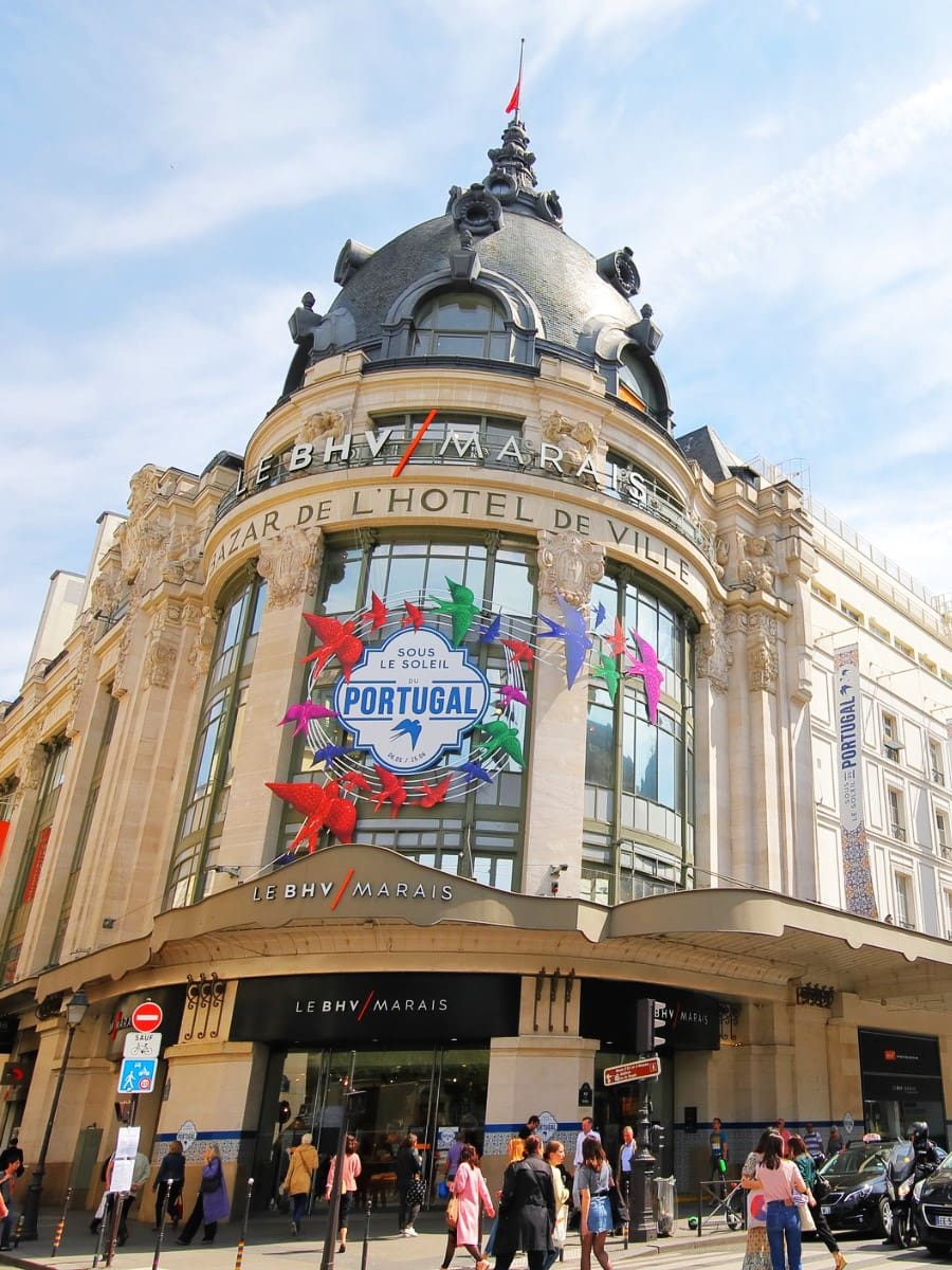 BHV Marais, Le Marais
