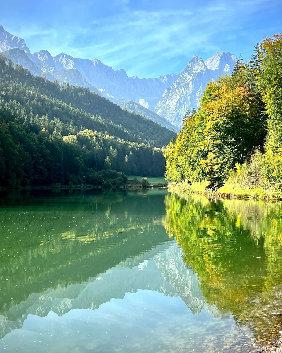 Riessersee Lake Garmisch Partenkirchen Riessersee Lake Garmisch Partenkirchen